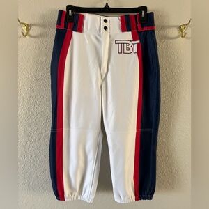 Alleson Athletic TBT Red White Blue Heavy Duty Men’s M Baseball Knicker Pants